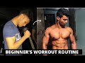 BEGINNER’S WORKOUT ROUTINE FOR BODYBUILDING || GYM DAY 1 (हिंदी में) || PHYSIQUE UPDATE || LEG DAY