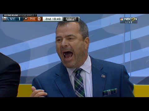 Philadelphia's Coach's Challenge Against The New York Islanders For Goalie Interference