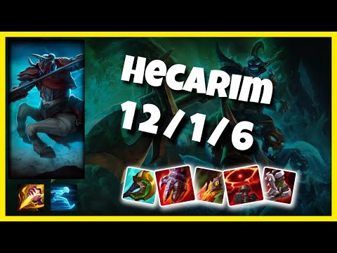 Hecarim Jungle S11 11.1 Challenger Replay (12/1/6) - BR