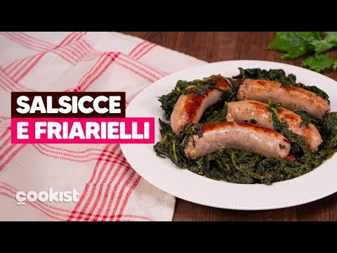 SALSICCIA E FRIARIELLI in Padella: La Ricetta Napoletana Originale😋🇮🇹