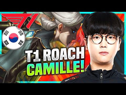 ROACH DOMINATING CAMILLE! - T1 Roach Plays Camille Top vs Volibear! | KR SoloQ Patch 10.22