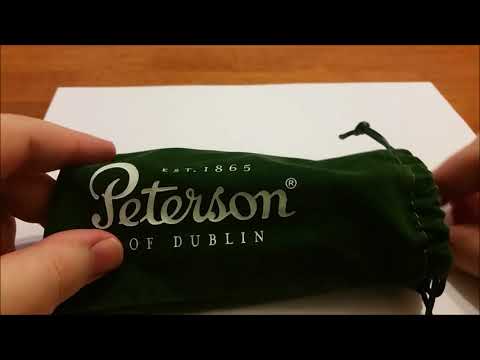 Peterson Silver Cap 408 fishtail (dented cap!)