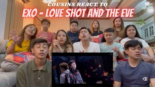 Download lagu COUSINS REACT TO EXO 엑소 'Love Shot' MV and 'The Eve' Dance Practice mp3 Download lagu COUSINS REACT TO EXO 엑소 'Love Shot' MV and 'The Eve' Dance Practice mp3