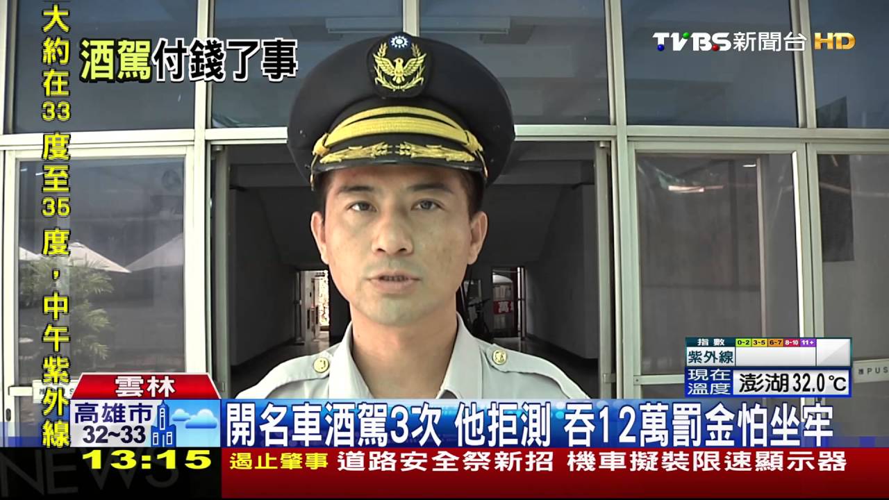 開名車酒駕3次!他拒測 吞12萬罰金怕坐牢