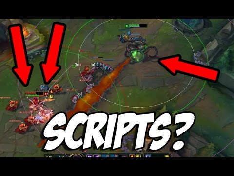 Bronze player with SCRIPTS vs. One Challenger! - League of Legends