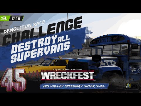 Wreckfest " Winterfest " AUTOBUS CONTRO AUTO DESTROY ALL GAMEPLAY 45 PC GAMING RTX ON