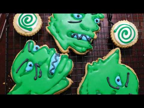 DIY Homemade Cookie Cutters with Stuff from the Hardware Store, Halloween Cookies with Ogre