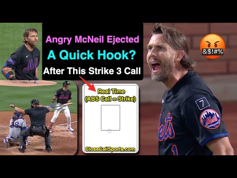 E159 - Jeff McNeil Ejected by Scott Barry Quickly After Strikeout, Yelling Some Bad Words At Umpire