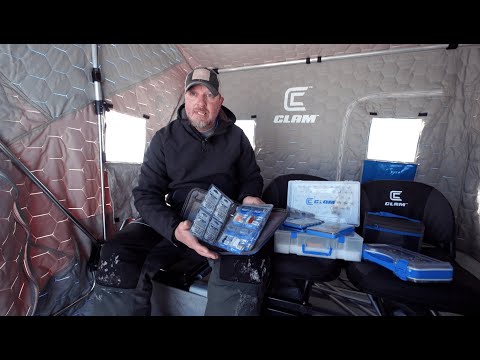 Keep your tackle organized on the ice!