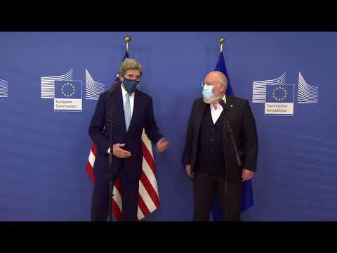 LIVE: ジョン・ケリー氏とEUのFrans Timmermans氏が今年の国連気候変動サミットについて語る (LIVE: John Kerry and the EU's Frans Timmermans speak on this year's U.N. climate change summit)