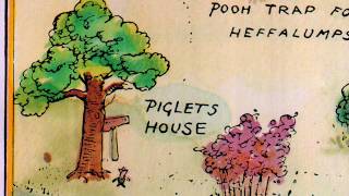 &quot;Winnie-the-Pooh&quot; theme song with original 1926 100 Acre Wood map!