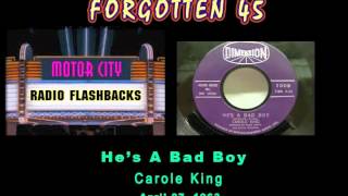 Carole King - He&#39;s A Bad Boy - 1963