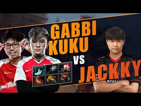 FAST FARM T1.GABBI WITH T1.KUKU vs BOOM.JACKKY - DOTA 2