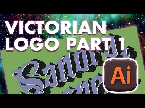 How to Start Your Victorian Logo | Adobe Illustrator & Photoshop Tutorial (Part 1)