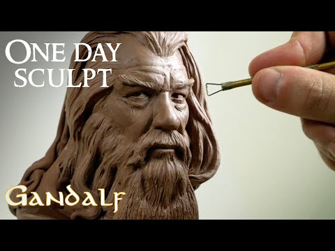 One Day Sculpt: Gandalf The Grey - Timelapse