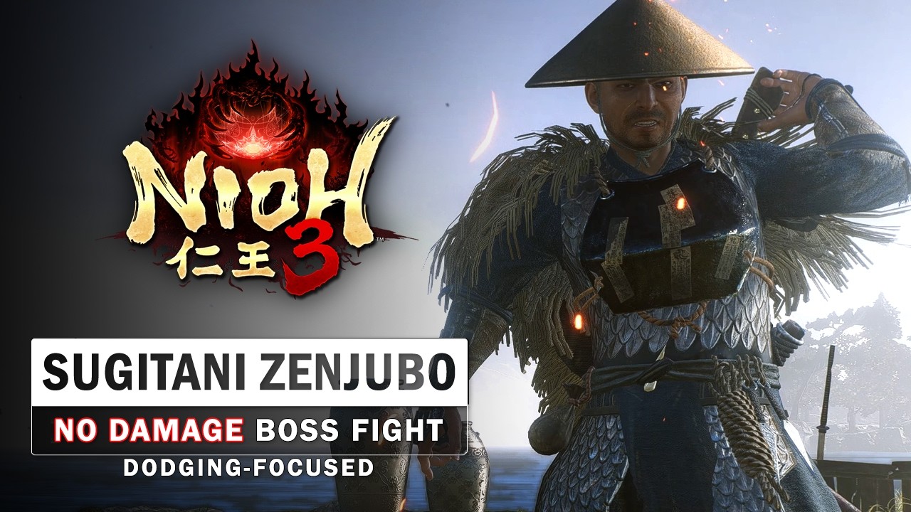 Nioh 3 - Sugitana Zenjubo Boss Fight (No Damage)