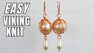 EASY Viking Knit Earrings Tutorial