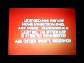 Red Orange FBI Warnings 1986 WDHV Presents Logo Cut Short