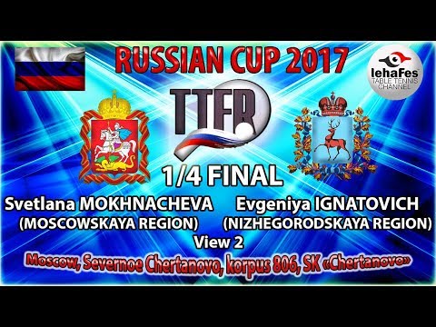 КУБОК РОССИИ-2017 1/4 ФИНАЛА Светлана МОХНАЧЕВА (R:1525) - Евгения ИГНАТОВИЧ (R:1007)