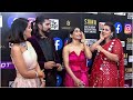 Krishi Thapanda Sruthi Hariharan Having Ultimate Fun At SIIMA Red Carpet