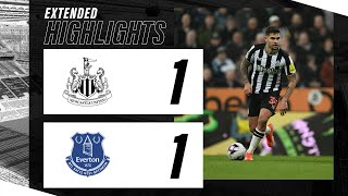 Newcastle United 1 Everton 1 | EXTENDED Premier League Highlights