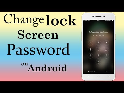 How To Change Lock Screen Password on Android