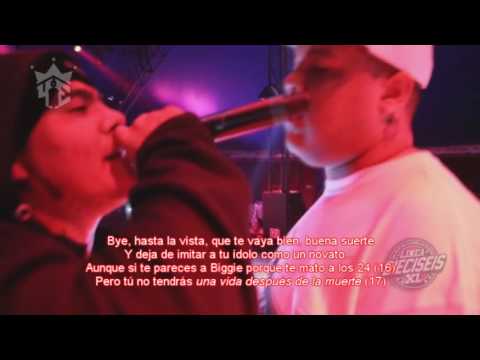 Aczino (Round con Beat) vs Akapella + LETRA/REFERENCIAS - Línea Dieciséis