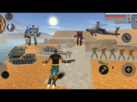 Vegas Crime Simulator(Vegas Hero enter restricted Area) Vegas Hero Fly Restricted Area - Gameplay HD