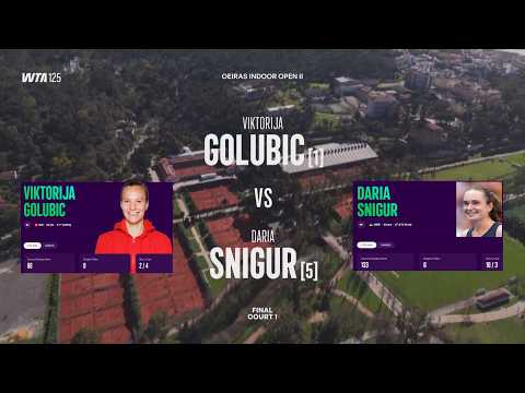 (1) Viktorija Golubic (SUI) vs (5) Daria Snigur (UKR)  -  Xtended  Game, Set, Match