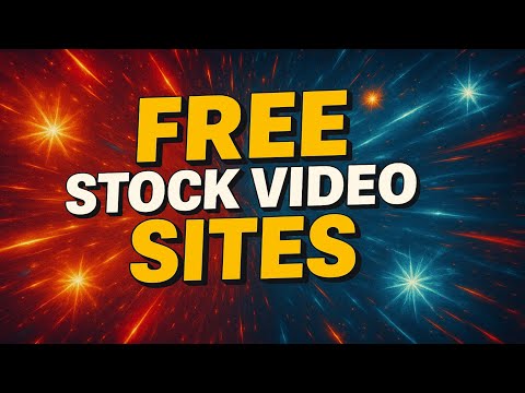 Top 5 Best FREE STOCK VIDEO Websites (HD & 4K)