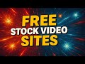 Top 5 Best FREE STOCK VIDEO FOOTAGE Websites High Quality