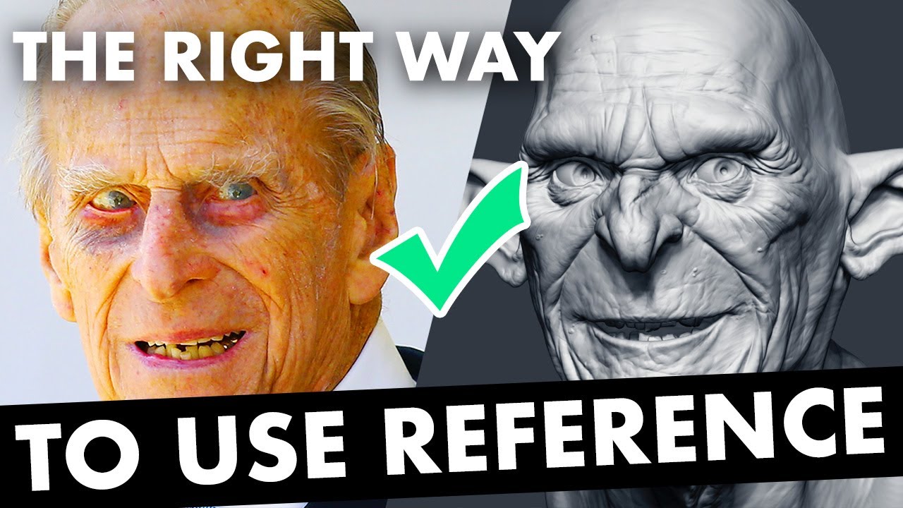 The Right Way to Use Reference when Sculpting