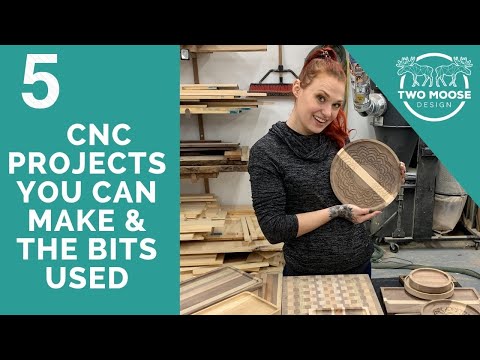 5 CNC Projects You Can Make / Sell And The Bits Used