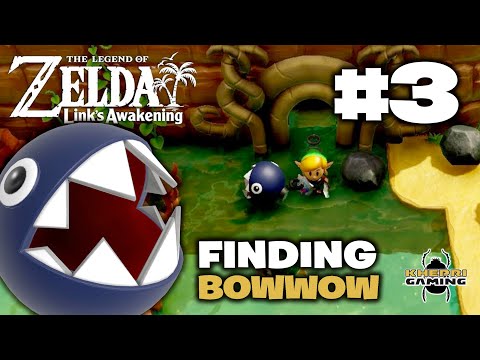 Finding BowWow & the Entrance to the Bottle Grotto - Zelda: Links Awakening Part 3 | Nintendo Switch