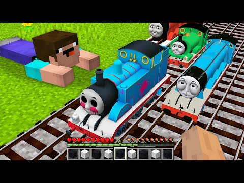 RACE of SMALLEST THOMAS THE TANK ENGINE.EXE and FRIENDS in Minecraft Gameplay - Coffin Meme