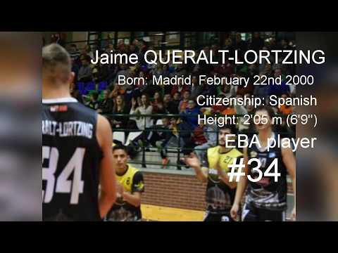 Jaime QUERALT-LORTZING - 6'9" #34 2020 Highlights  EBA League Spain