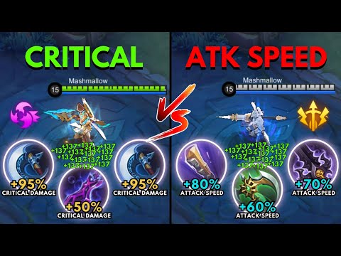 Zilong Critical Build vs Zilong Attack Speed Build