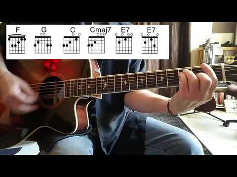 IMAGINE GUITAR LESSON - How To Play Imagine By John Lennon On Guitar