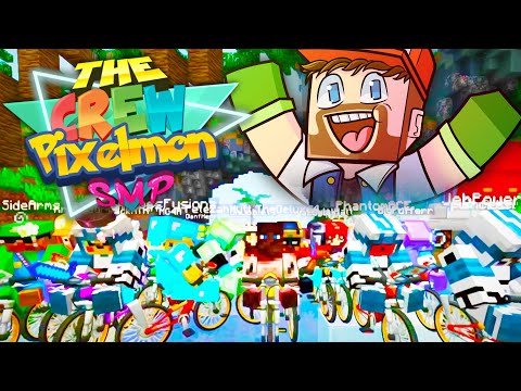 Mario Kart Event! - The Crew Pixelmon SMP Episode 39 (Minecraft Pokemon Mod!)