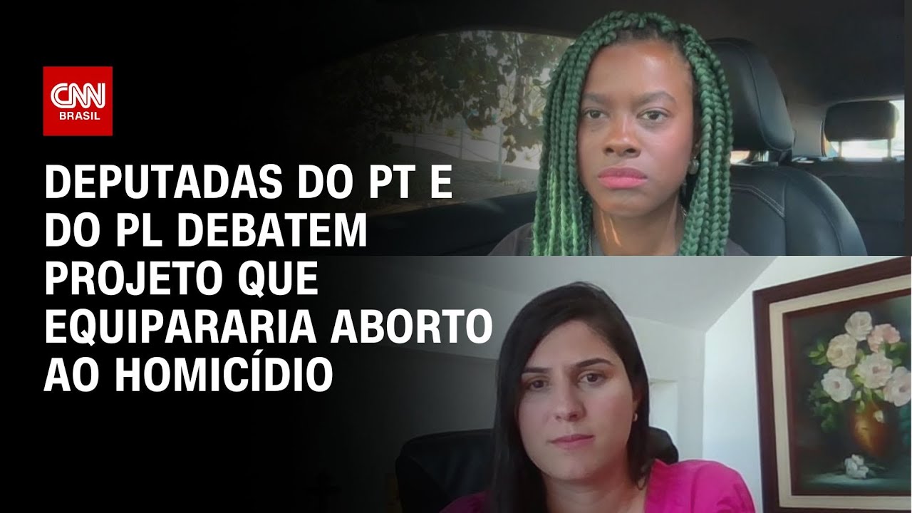 Deputadas do PT e do PL debatem projeto que equipararia aborto ao homicídio | LIVE CNN
