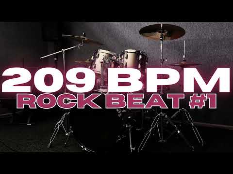 209 BPM - Rock Drum Beat - Loop 1