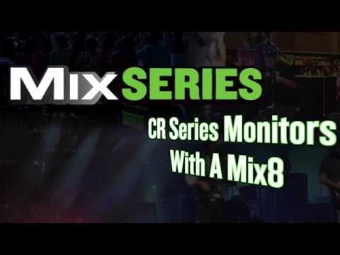Mackie CR Series Monitors - Set up with Mix8 mixer