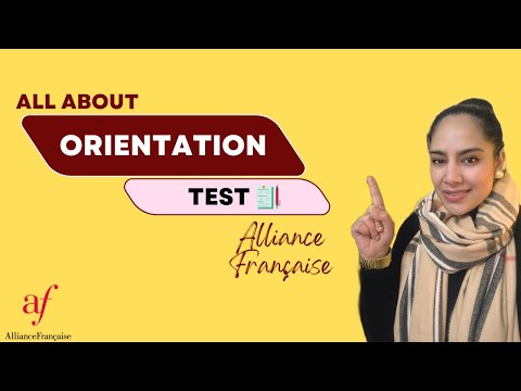All about Orientation Test at Alliance Française #alliancefrancaise 🇫🇷| French Language assessment