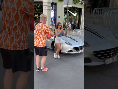 Girls vs Ferrari 💔🤯 #football #shorts #viralvideo #ferrari