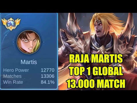Raja Martis top 1 global 13,000 match buffed stronger 1 vs 5 savage many times