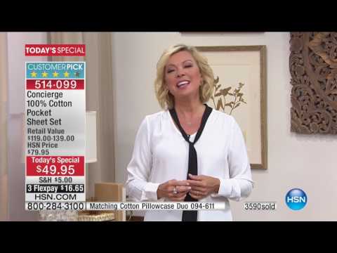 HSN | Concierge Collection Bedding 03.17.2017 - 01 AM