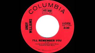 1965 Andy Williams - I’ll Remember You (mono 45)