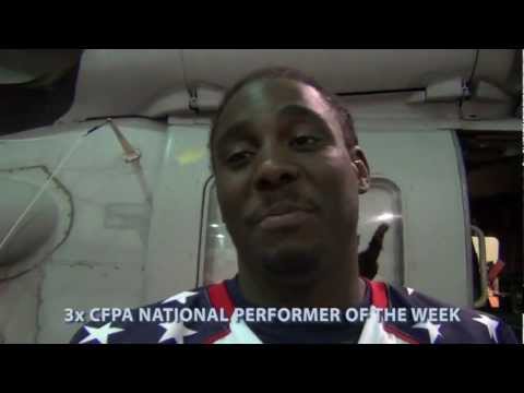 College Football Performance Awards - Denard Robinson Interview