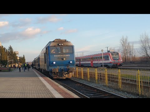 R4091 ADH11 & IR-N1642 GM 1264 In gara Baia Mare 28 Februarie 2021