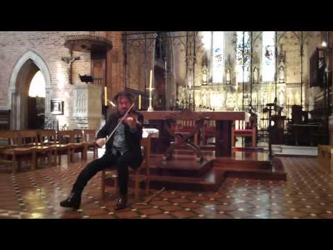 "The Invisible Architecture Of Compassion" solo violin sonata by violinist/composer Rupert Guenther